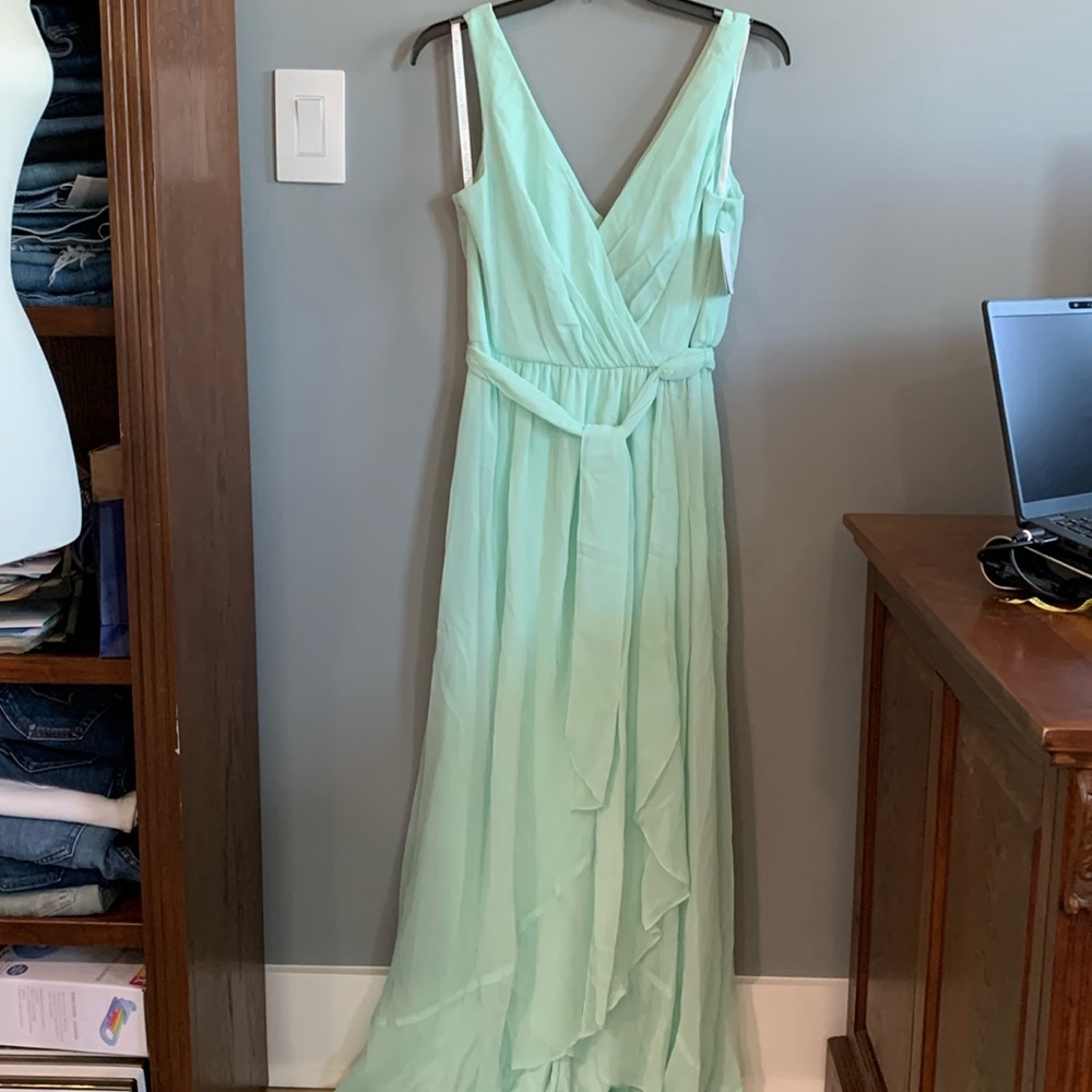 Elegant Mint Green Maxi Dress